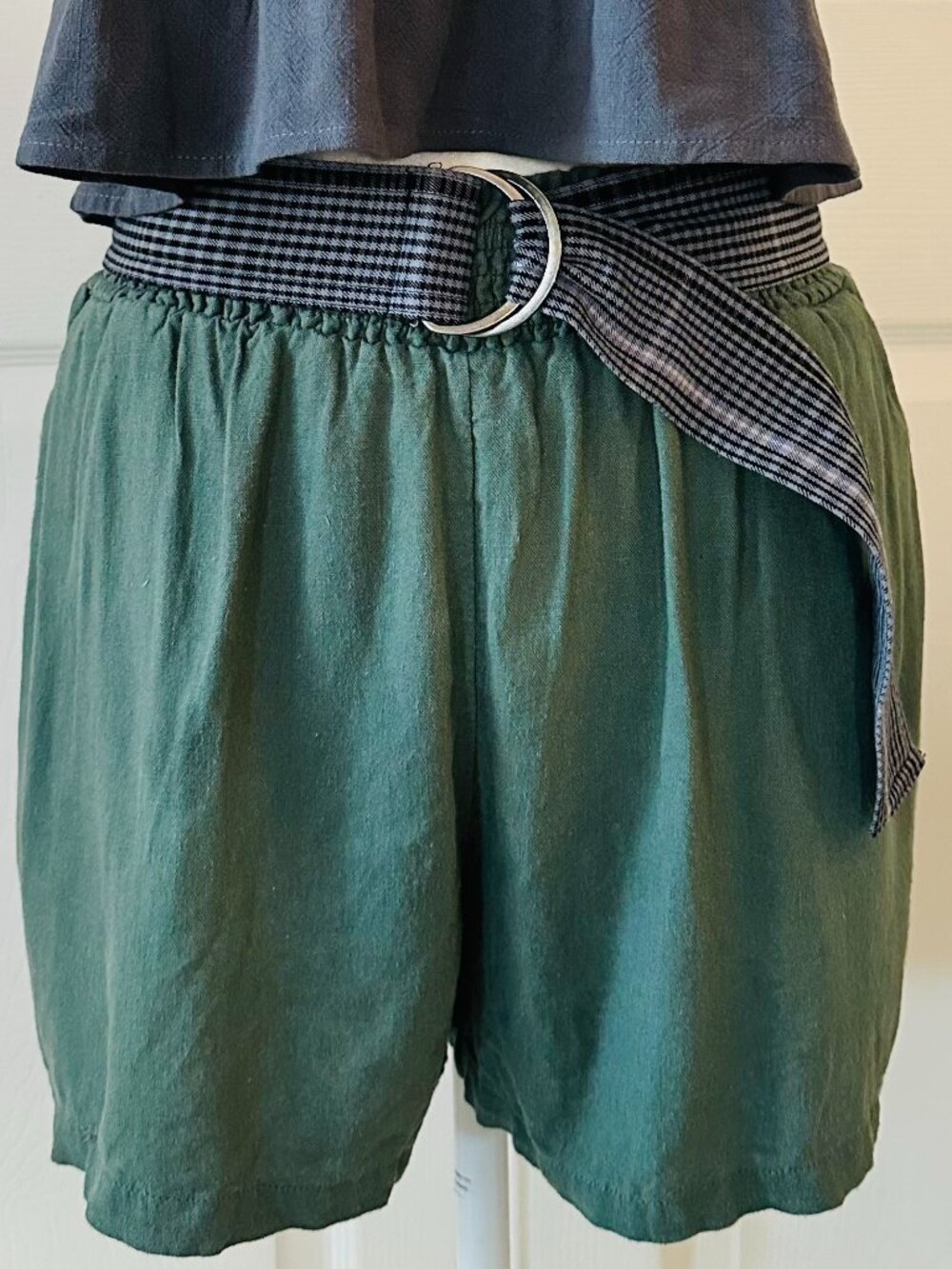 Universal Thread Olive Green Smocked Waist Shorts | Small
